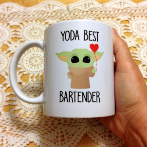 Novelty coffee cup, gag gift for bartender - Picture 1 of 5